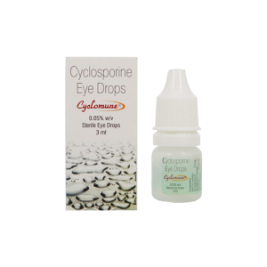 Cyclomune Eye Drops 3ml (0.5%, 0.1%)